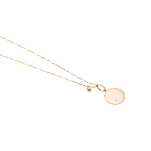 Collier Ginette NY Collier Mini ever disc Or rose Diamant 58 Facettes 2678585CN