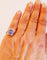 Bague 49.5 Bague saphir Ceylan non chauffé diamants 58 Facettes C08-05