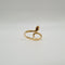 Bague 56 Bague serpent or jaune 18 carats sertie de rubis 58 Facettes