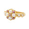 Bague 56 Bague Or jaune Perle, Rubis 58 Facettes 4061711CN