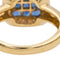 Bague 53 Bague Or jaune Saphir, Diamant 58 Facettes 3629454CN