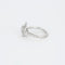 Bague 50 Bague de fiançailles or blanc diamants 58 Facettes