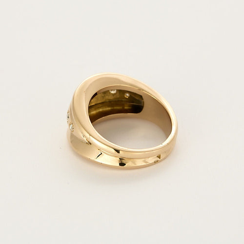 Bague 54,5 Bague en Or rose et diamants 58 Facettes MON0828X3