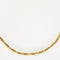 Collier Collier maille alternée or jaune 58 Facettes LP837