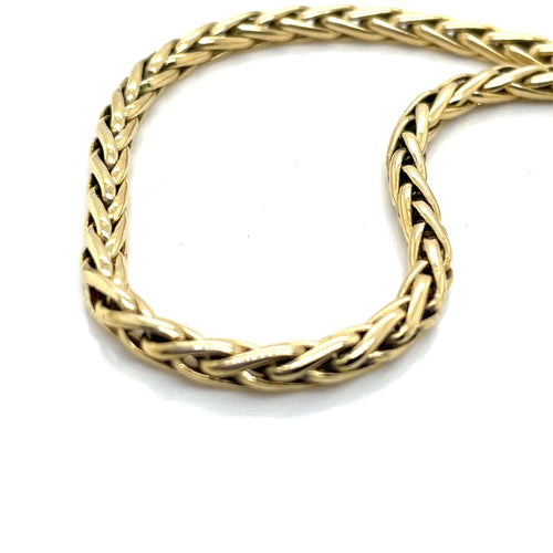 Bracelet Bracelet Maille Palmier Or Jaune 58 Facettes
