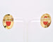 Orecchini in oro giallo con corallo 58 Facettes 9247
