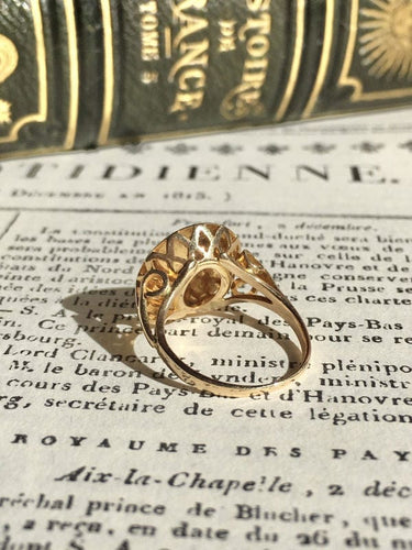 Bague 50 AUGIS - Bague d’amour en or jaune 58 Facettes