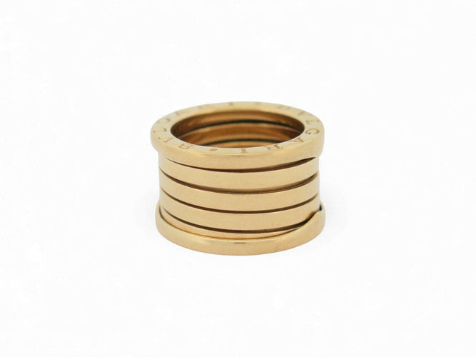 Bague 50 bague BULGARI b.zero1 4 rangs 323541 t50 en or jaune 18k 11gr 58 Facettes 271101