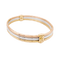 Bracelet Bracelet vintage Cartier, trois ors. 58 Facettes 34604