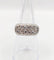 Bague 52 Bague tank art déco or blanc et diamants 58 Facettes A05400