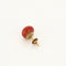 Boucles d'oreilles Puces oreilles perles corail et monture en or 58 Facettes