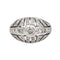 Bague 55 Bague Or blanc Diamant 58 Facettes 3383918CN