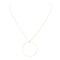 Collier Ginette NY Collier Circle on Chaine Or rose 58 Facettes 2322871CN