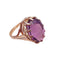 Bague 53 Bague Améthyste en Solitaire Or Jaune 58 Facettes AA 1719