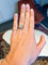 Bague 53 Bague vintage en or jaune et opale australienne 58 Facettes