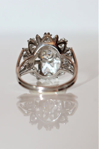Bague 56 Bague étoile Or Gris Et Diamants 58 Facettes 526