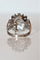 Bague 56 Bague étoile Or Gris Et Diamants 58 Facettes 526