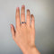 Bague - Platine, Diamants & Saphir