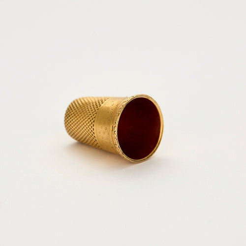 Accessoire Dé a coudre ancien en or jaune 18K 58 Facettes