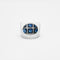 Bague 52 Bague en or gris saphirs et diamants 58 Facettes 240 333