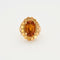 Bague 60 Bague or jaune citrine 58 Facettes LP629