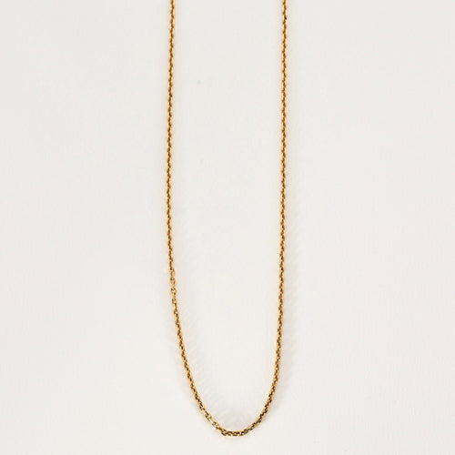 Collier Chaîne or jaune maille forçat Jaseron 58 Facettes LP919/8
