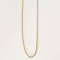 Collier Chaîne or jaune maille forçat Jaseron 58 Facettes LP919/8