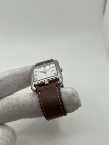 Montre Hermès - Montre Cape Cod Grand Modèle en acier 58 Facettes