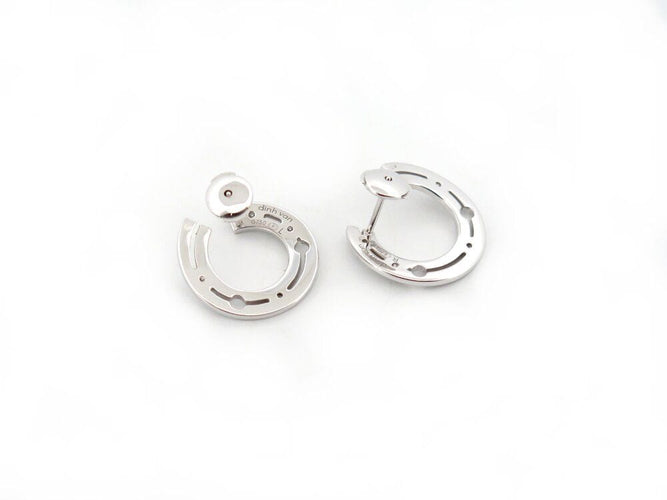Boucles d'oreilles boucles d'oreilles DINH VAN creoles pulse 828512 or 18k  s 58 Facettes 265619