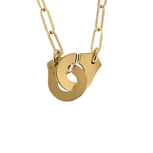 Collier Dinh Van Collier Menottes R12 en or jaune 58 Facettes RSY0518X2