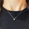 Collier Collier Solitaire or blanc diamant 58 Facettes