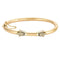 Bracelet Bracelet jonc en or rose, or blanc et roses diamantés 58 Facettes BIA1039