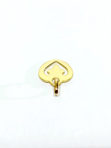 Pendentif OJ PERRIN - Pendentif or jaune coeur légende 58 Facettes