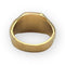 Bague 49 Bague chevalière à motifs en or jaune 18k 58 Facettes 149053861