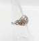 Bague Art Déco or blanc, diamant et monture géométrique 58 Facettes A05884