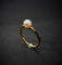 Bague 53 Bague Perle, Poils d'éléphant, Or 58 Facettes 880108