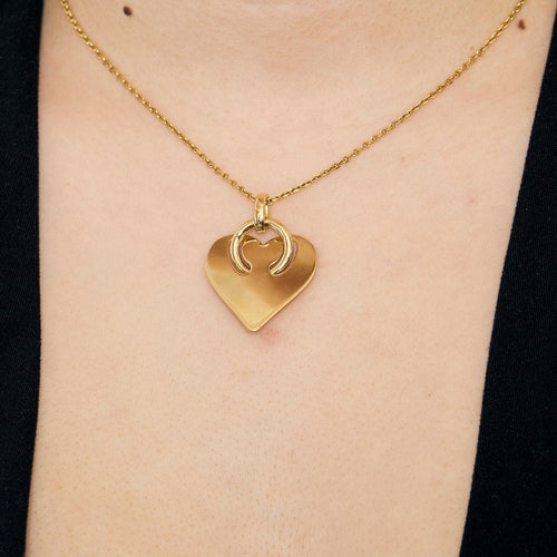 Pendentif Pendentif cœur or jaune 58 Facettes SEN1986