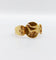 Bague 58.5 Bague chevalière antique or ornée d'un agneau épaulé de fleurs de lys 58 Facettes A05264