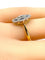 Bague 53 Bague en or jaune et or blanc18 carats en saphirs et diamants 58 Facettes AB219