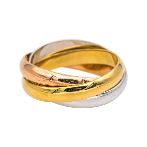 Bague 54 Cartier Bague Trinity Or rose, Or jaune, Or blanc 58 Facettes 4952744RV