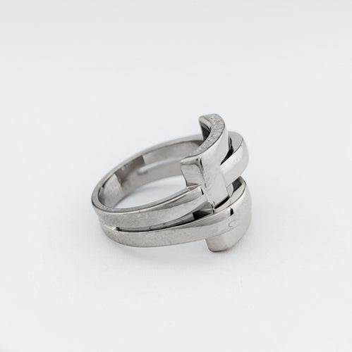 Bague 53 Bague Boucheron – Collection "Déchaînée" en or blanc 58 Facettes 33377