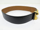 Collier vintage ceinture HERMES medor collier de chien en cuir box noir t76 58 Facettes 265992