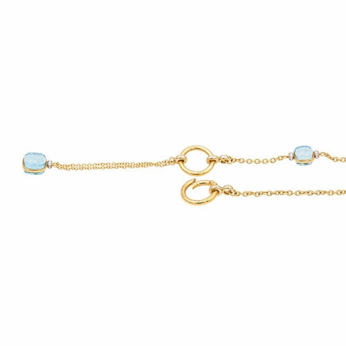 Collier Pomellato Collier Nudo Or rose Topaze, Diamant 58 Facettes 4174350RV
