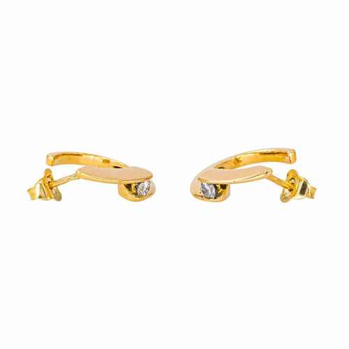 Boucles d'oreilles Boucles d'oreilles Créoles Or jaune Diamant 58 Facettes 4036397CN