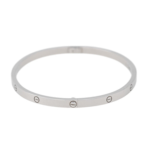 Bracelet Bracelet Cartier Jonc Love Or Blanc 58 Facettes 3883326CN