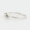 Bague 48 BAGUE EN OR BLANC 18 CARATS 58 Facettes REF 8022/19