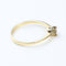 Bague 57 Bague solitaire en or jaune 18 carats avec diamant de 0,20 carat 58 Facettes 129996