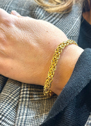 Bracelet Bracelet maille royale en or jaune 58 Facettes