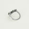 Bague 49,5 Bague aigrette en or blanc, émeraudes et diamants 58 Facettes ALB1856X3