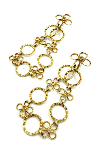 Boucles d'oreilles ALEXANDRE REZA. Importantes boucles d'oreilles or jaune 18K 58 Facettes